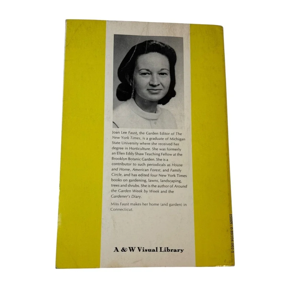 VTG New York Times Book of House Plants Joan Lee Faust 1973 Vintage‎ Paperback